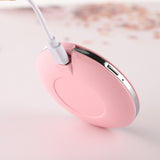 Portable LED Makeup Mirror 3 Dimmable Touch Brightness Beauty Rechargeable Mini Round LED Vanity Cosmetic Mirrors For Gift