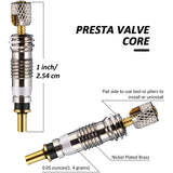 Dropship-Presta Valve Core Bike Kit-Presta Valve Caps Presta Tool Removal-Tubeless Tire Valve Repair For MTB And Road Bicycle