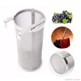 300 Micron Stainless Steel Beer Filter with Hook for Homemade Brew Home Coffee Mesh Strainer D23 20 Dropshipping