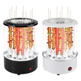 Electric BBQ Machine Infrared Fast Rotating Barbecue Grill Pan Kitchen Smokeless Electric Hotplate Grilled Meat Oven 220V 1100W