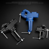 Muliti-Funcational Bench Vise Mini Rotating Tables Screws Vise Bench Clamp Screws Vise for DIY Crafts Mold Fixed Repair Tool