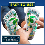 Good Healt Acupressure Reflexology Socks Foot Massage Socks Anti Slip Breathable Yoga Socks for Fitness Sports Training One Size