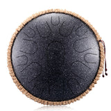 nEW Steel Tongue Drum 13 inch 15 tone Drum Handheld Tank Drum Percussion Instrument Yoga Meditation Beginner Music Lovers Gift