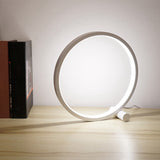 LED Table Lamp Bedside Desk Lamp Dimmable Light Round Contact Control Night Light for Bedroom Kids Room