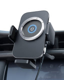 2 in 1 Design 10W Qi Fast Charging Wireless Car Charger Auto Clamping Car Mount Windshield Dashboard Air Vent Phone Holder