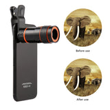 2022.12X Mobile Phone Lens Monocular Telescope Long Focus Lenses 0.45X Wide Angle macro Fisheye Lens For Digital Camera Mobile