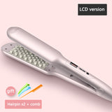 Hair Straightening Comb Anion Hair Straightener Corn beard perm grid splint tin foil perm pad hair fluffy artifact hair perm