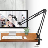 Microphone Stand Microphone Boom Arm Kit Scissor Arm Adjustable Mic Desk Mount Stand For Live Streaming Recording Game