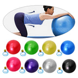 55 Cm Explosion-proof Sports Yoga Ball With Pump Pilates Fitness Gym Balance Stability Swiss Ball Exercise Exercise Massage Ball