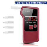ACT2000 Professional Digital Alcohol Breath Tester Breathalyzer Analyzer Detector  Breathalizer Breathalyser LCD Screen