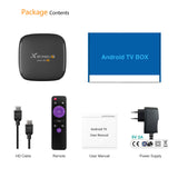 X88 PRO S Android 10.0 Smart TV Box Bluetooth 5.0 2.4G 5G Dual WIFI Media Player 4G 128GB Set Top Box