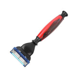 Beard Shaving Brush Set Shaving Holder Brush Set Comfortable Grip Lightweight Manual Aluminum Alloy for Men for Salon