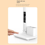 LED Desk Lamp,Multifunction Table Lamp With Calendar USB Touch Night Light With Pen Holder For Bedroom Reading Lamp