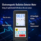 Portable Geiger Counter Multifunctional Nuclear Radiation Detector Personals Dosimeter Marble Detectors Beta Gamma X-ray Tester