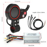48V Aluminum Alloy Electric Scooter Brushless Motor Controller Intelligent with Instrument Display Cable  For 10 Inch Kugoo M4