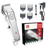 Electric Hair Trimmer Rechargeable All Metal Hair Clipper Men Cordless Hair Trimmer Professional Haircut Beard Shaver Machine