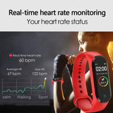 M4 Plus Smart Watch Heart Rate Monitor Exercise Monitoring Waterproof Bracelet  Pressure Exercise Bracelet