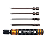 4 In 1 Hex Screwdriver Bit 1.5/2/2.5/3mm Metric 6.35mm Batch Head Set For RC Airplane Aircraft Model Disassembly And Repair Tool
