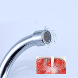 360 Rotate Kitchen Faucet Head Single Hole Cold Water Spout Stream Sprayer Silver color Faucet Sink Tap Home Accesories O1