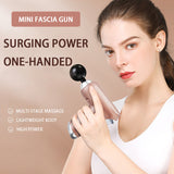Mini LCD Control Massage Gun Deep Muscle Massager Muscle Pain Body Neck Massage Exercise Relaxation Slimming Shaping Pain Relief