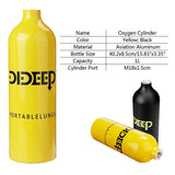DIDEEP 1L Scuba Diving Cylinder Mini Oxygen Tank Dive Respirator For Snorkeling Breath Bucear Buceo Diving Equipment