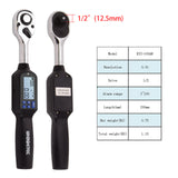 Handheld Digital Torque Wrench Large Screen with Backlight Sound LED Alarm Real-time Peaks Measurement Four Units Switching
