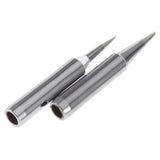 A Set of 10pcs Different Lead-free Solder Soldering Iron Tips 900M-T for Hakko Station 900M 933 376 907 825D+ (Silver)