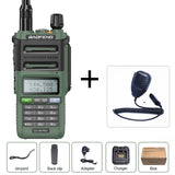 2PCS Baofeng UV-9R PRO IP68 Waterproof Walkie Talkie Dual Band UHF/VHF Ham Two Way Radio Upgraded Of UV9R plus with Speaker Mic