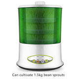 220V Electric Bean Sprouts Machine  Large Capacity Thermostat Green Seeds Growing Automatic Bean Sprout Machine