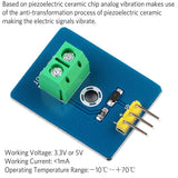 DIY KIT 3.3V/5V Ceramic Piezo Vibration Sensor Module Analog Controller Electronic Components Supplies Sensor for Arduino UNO R3