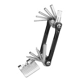 10 in 1 Multifunctional Bicycle Tire Repair Tools Kit Folding Multitool with Screwdriver Riding Cycling Equipment