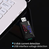Red+Blue Dual USB Current Voltage Tester DC Digital Battery Charger Voltmeter Ammeter Detector Power Bank Charger Indicator