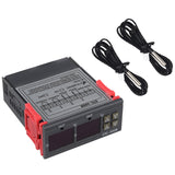 Stc-3008 110-220V Dual Digital Thermostat Temperature Controller For Incubator Thermostat Hygrometer Dehumidifier Humidistat