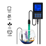 PH098 backlight automatic calibration pH aquarium swimming pool temperature water quality monitor analyzer ph meter