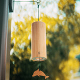 Bamboo Wooden Wind Chimes Windchime for Outdoor Garden Patio Home Decoration Meditation Relaxation Chord G-B-D-C