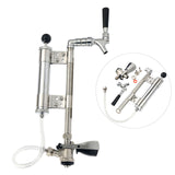 Homebrew Beer Party Pump With D Type Keg Coupler Stainless Steel Tap and Screw Barrel Coupler Keg Party Pump Bar Accessories