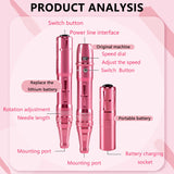 High quality Permanent Makeup Machine Multifunctional Dual Battery Eye Brow Lip Rotary Pen Tattoo Machine MTS System