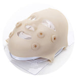 Silicone Facial Mask Electric Vibration Lift Face Beauty Massager Skin Rejuvenation Led Light Therapy Machine With Controller