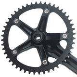 Track Crankset Fixed Gear Bike Parts 48T 165mm BCD144  Single Speed Crankset Fixed Gear Crank Full Alumniun Alloy