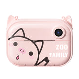Children Kids Instant Print Camera With Thermal Photo Paper 1080P 12MP Child Birthday Gift Photo Video Digital Cameras For Girls