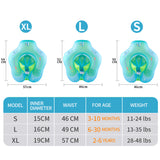 3M-6Yrs Baby Swimming Ring Safety Floating Ring Waist Ring With Inflator Bathing Playing Water Baby Accessories Kids Floats