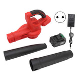 Leaf Blower Lengthened Nozzle Porous Ventilation DC 21V ABS Blower for Home