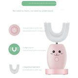Children's Electric Toothbrush U-Shaped Lazy Sonic Toothbrush Rechargeable Intelligent Automatic Toothbrush