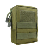 Multifunctional 1000D Outdoor Military Tactical Waist Bag EDC Molle Tool Zipper Waist Pack Accessory Durable Belt Pouch