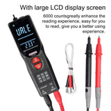 MY88C 6000 Counts VA LCD Handheld Intelligent Multimeter TRMS NCV Non-contact Measurement Voltage Detection Alarm