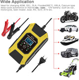 Automatic Charger 7A 12V 7-Stage Smart Fast Battery Charger Car Motorcycle Pulse Repair Charger Lead Acid Battery Charger
