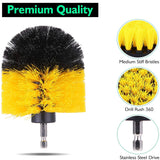 5 /3Pcs Electric Drill-Brush Kit Power Scrubber Brush For Carpet Bathroom Surface Tub Furniture Shower Tile Tires Cleaning Tools
