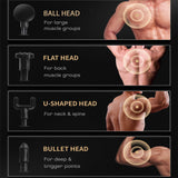 Electric Muscle Massage Gun  for Circulation  Fascia Gun For  Massage Back Shoulder  With Case Pain Relief Fascia Gun Briefcase