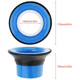 17.3 x 10 x 10cm 3 Colors Drum Bottom Microphone Bass Loudspeaker Drum Accessories Bass Hole Protection Percussion Spare Parts
