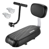 Bicycle Rear Seat Cushion Armrest Footrest Set, Bike Back Seat Child Safety Cushion Armrest Handrail Rear Feet Pedals